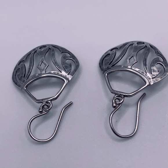 Silpada RARE HTF Sterling Parisian French Wire Earrings - Picture 10 of 14